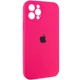 Чехол Fiji Silicone Case Full Camera для Apple iPhone 15 Pro бампер накладка с защитой камеры Hot Pink - изображение 1