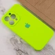 Чехол Fiji Silicone Case Full Camera для Apple iPhone 15 Pro бампер накладка с защитой камеры Neon Green - изображение 4