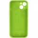 Чехол Fiji Silicone Case Full Camera для Apple iPhone 14 бампер накладка с защитой камеры Neon Green - изображение 2