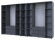 Комплект шкафов для одежды Doros Гелар (3 шт.) 348,2х49,5х203,4 см Графит (DRS-011165) - изображение 4
