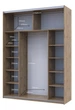 Шкаф-купе двухдверный Doros G-Caiser 180х60х240 см Тахо/2 Зеркала (DRS-011041) - изображение 4