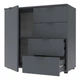 Комод в гостиную Doros Рон 1 80х38х81 см Графит (DRS-011293) - изображение 3