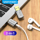 Звуковая плата USB Vention CDLH0 Audio USB – 1х3.5мм jack 4pin Metal OMTP-CTIA - изображение 7