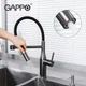 Змішувач для кухні GAPPO G4398-51 з гнучким виливом, 2 режими, чорний - изображение 1