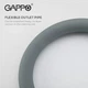 Смеситель для кухни на две воды GAPPO G4398-30 с гибким изливом, серый/хром - изображение 8
