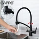 Смеситель для кухни под фильтр GAPPO G4398-16 с гибким изливом, черный - изображение 2