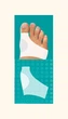 Защитная манжета для косточки и подушечки стопы, Hallux + Forefoot Pad Pedag арт. pdg-279 (L/XL) - изображение 1