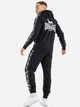 Толстовка на флісі на блискавці чоловіча Lonsdale Bigton 117558-1500 XL Чорний/Білий (4255581524803) - зображення 3
