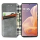 Чехол Deexe Rhombus Wallet для Motorola Moto G85 - Grey - изображение 2