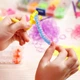 Набор резинок для плетения браслетов Fashion Loom Bands, 1500 шт, 23 цвета с аксессуарами - изображение 5