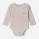 Набор детских боди 3 шт для новорожденных девочек Minoti 21babyrib3 41043BAB 50-56 см Разноцветный (5063025341669) - изображение 5