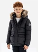 Детская зимняя стеганая куртка для мальчика Minoti 19coat54 41111JNR 98-104 см Черная (5063025304152) - изображение 1