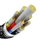 Кабель быстрой зарядки «Type-C to Type-C» Baseus Tungsten Gold 240W PD3.1 2m Fast Charging Data Cable, чёрный - изображение 4