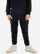 Детские теплые спортивные штаны-джоггеры для мальчика Minoti 19fleece80 41359JNR 104-110 см Черные (5063025360325) - изображение 1