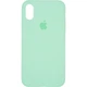 Чехол Fiji Silicone Case для Apple iPhone XR бампер накладка Full Soft Spearmint - изображение 2