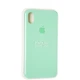 Чехол Fiji Silicone Case для Apple iPhone XR бампер накладка Full Soft Spearmint - изображение 4