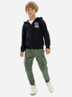 Детские теплые спортивные штаны-джогеры для мальчика Minoti 19fleece87 41366JNR 92-98 см Хаки (5063025361148) - изображение 2