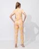 Пижама женская из кулира футболка и штаны с принтом Бананы Maybel 2XL 722 (3153_5) - изображение 4