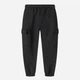 Детские теплые спортивные штаны-джоггеры для девочки Minoti 20fleece50 41397JNR 104-110 см Черные (5063025364040) - изображение 4