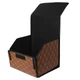 Автомобильный органайзер Lesko ZWX-002 Brown-Gold 65*30*30 см компактный два отделения на липучке - изображение 2