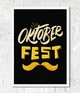 Постер Happy Moments для пивної вечірки "Oktoberfest" А4 без рамки (01282) - зображення 1