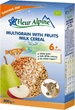 Молочная органическая каша Fleur Alpine "MULTIGRAIN CEREAL WITH FRUITS" (мультизлаковая с фруктами) 200 г (4779050670261) - изображение 1