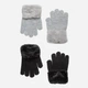 Набор детских демисезонных вязаных перчаток 2 пары для девочек Minoti 20glove3 41630TEN 146-164 см Разноцветный (5063025377408) - изображение 1