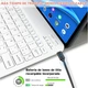 Чехол-клавиатура 10.3" Zabatoco для Lenovo Tab M10/K10 Plus White Б/В g1 - изображение 6