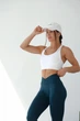 Спортивні жіночі легінси Soft SQ з ефектом візуальної корекції фігури Push Up V-пояс Однотонні XS-S Темно-смарагдові (SQ050000S) - зображення 15