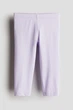 Леггинсы-капри сиреневые H&M 128см (400098614) - изображение 1