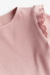 Реглан в рубчик с оборкой розовый H&M 92см (400098578) - изображение 2
