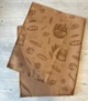 Полотенце кухонное вафельное 40×70 см, хлопок 220 г/м², коричневый (bas0824-2) - изображение 1