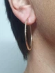 Золотые серьги-колца. 460042 - изображение 2