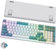 Ультракомпактная MAMBASNAKE K3 Pro Mini проводная 98-клавишная механическая клавиатура RGB, спиральный кабель USB Type-C, металлический авиационный пружинный разъем TPU. Цвет – Зеленый светлый. Английская раскладка (ENG-UA) - изображение 1