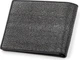 Кошелек мужской черный из натуральной кожи ската Ekzotic leather (stw120_6) - изображение 2