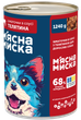 Влажный корм для взрослых собак Мясная миска кусочки в соусе с телятиной, 1240 г - изображение 3
