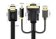 Кабель конвертер VGA на HDMI JH Z140H 3m адаптер перехідник активний процесор - зображення 8