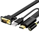 Кабель конвертер HDMI to VGA JH Z130H 3m адаптер перехідник активний процесор - зображення 4