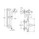Смеситель для ванны Grohe Grohtherm 800 34567000 с душевым гарнитуром 27853001 (34567001) - изображение 2