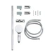 Смеситель для ванны Grohe Grohtherm 800 34567000 с душевым гарнитуром 27853001 (34567001) - изображение 6