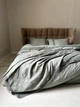 Постельное белье Saheser. Eco cotton Freya antrasit с пике-Евро - изображение 5
