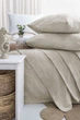 Жаккардовое покрывало с наволочками Saheser. Бамбук Zeta beige-240х260+50х70 (2 шт) - изображение 2