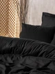 Двуспальный Евро комплект Cottonbox Plaid Black Ранфорс 200х220 см наволочки 2 х 50х70 см - изображение 2