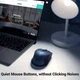 Беспроводная бесшумная оптическая мышь UGREEN Ergonomic Wireless Blue (MU006) - изображение 5