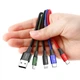 Кабель Baseus Fast 4-in-1 Cable For iP + 2*Type-C + Micro 3.5A 1.2m CA1T4-B01 черный - изображение 3