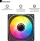 Вентилятор Jonsbo FR-505BR Reverse ARGB Black - изображение 4