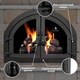 Дверцята для каміна Iron Fire Sabina 550x410 мм зі склом чавунні - зображення 3