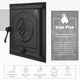 Дверца для камина Iron Fire Style 35 WG 350x390 мм без стекла чугунная - изображение 2