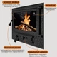 Дверцы для камина Iron Fire Panorama Lux 580x500 мм со стеклом чугунные - изображение 4