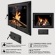 Комплект чугунных дверок Iron Fire Style 75 730х540 мм + поддувательная Style 50 315х165 мм - изображение 5